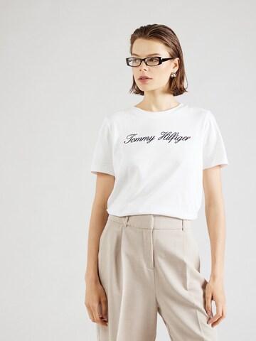 TOMMY HILFIGER Tričko – bílá: přední strana