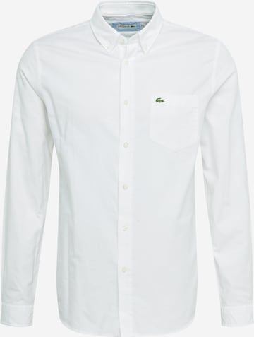 LACOSTE Regular fit Overhemd in Wit: voorkant