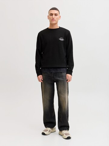 JACK & JONES Sweatshirt 'JJBRANDON' in Schwarz