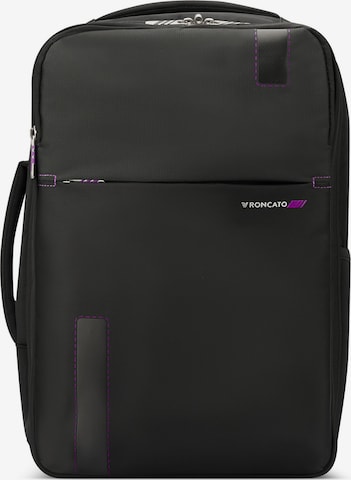 Roncato Rucksack 'Speed' in Schwarz: Vorderseite
