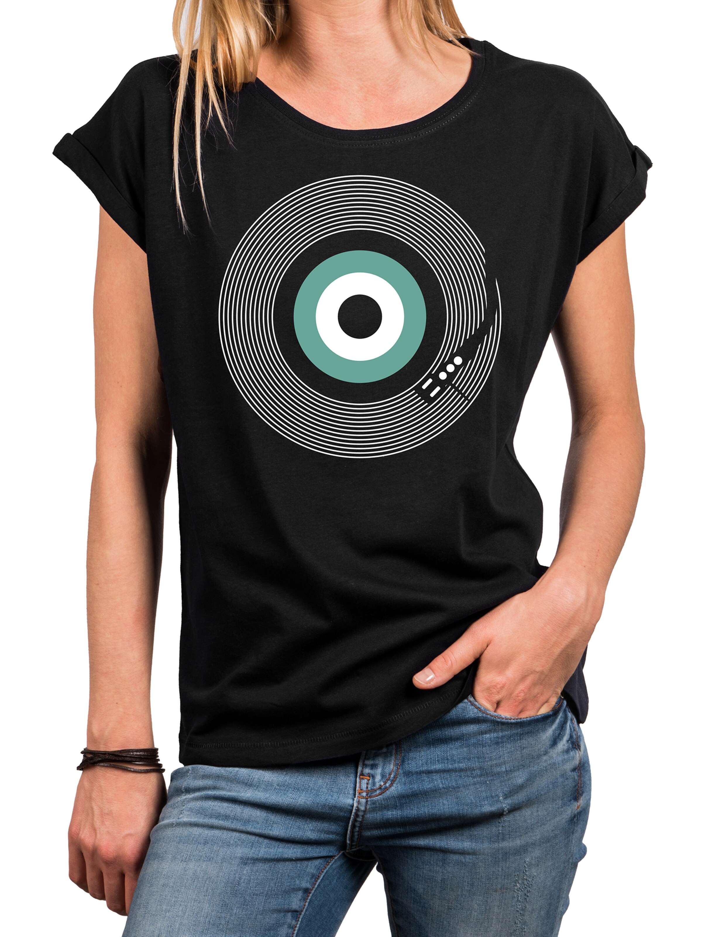 MAKAYA Shirt 'Final Track' in Black