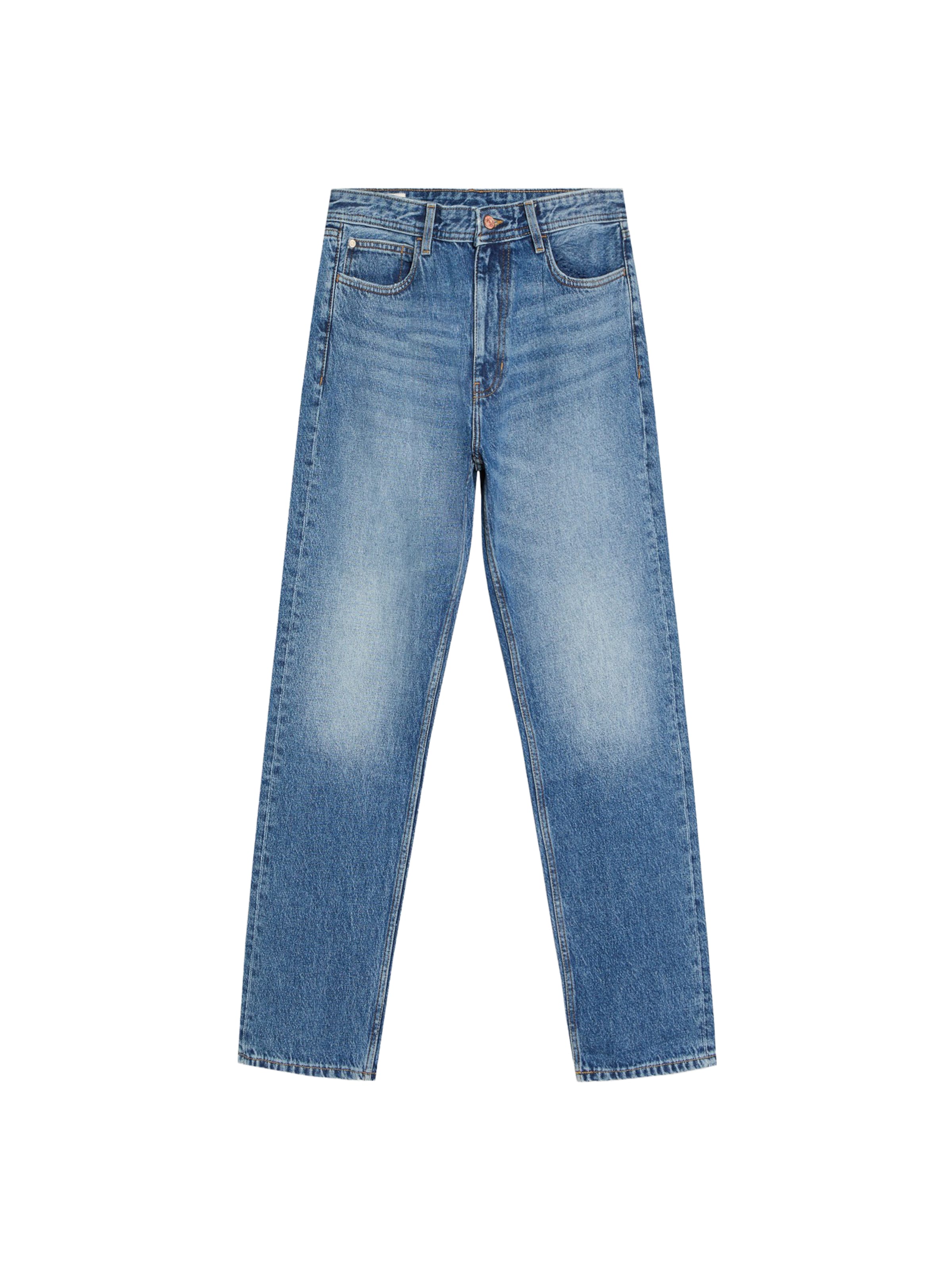 Bershka regular Jeans i blå: forside