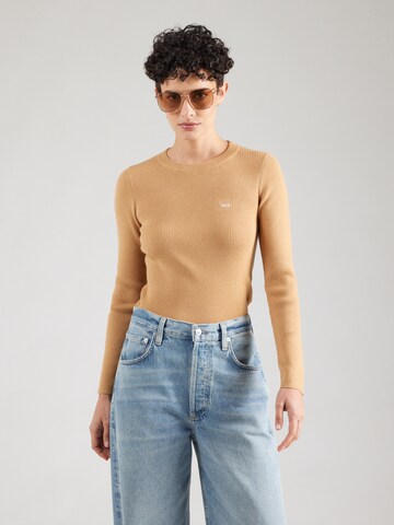 LEVI'S ® Πουλόβερ σε μπεζ: μπροστά