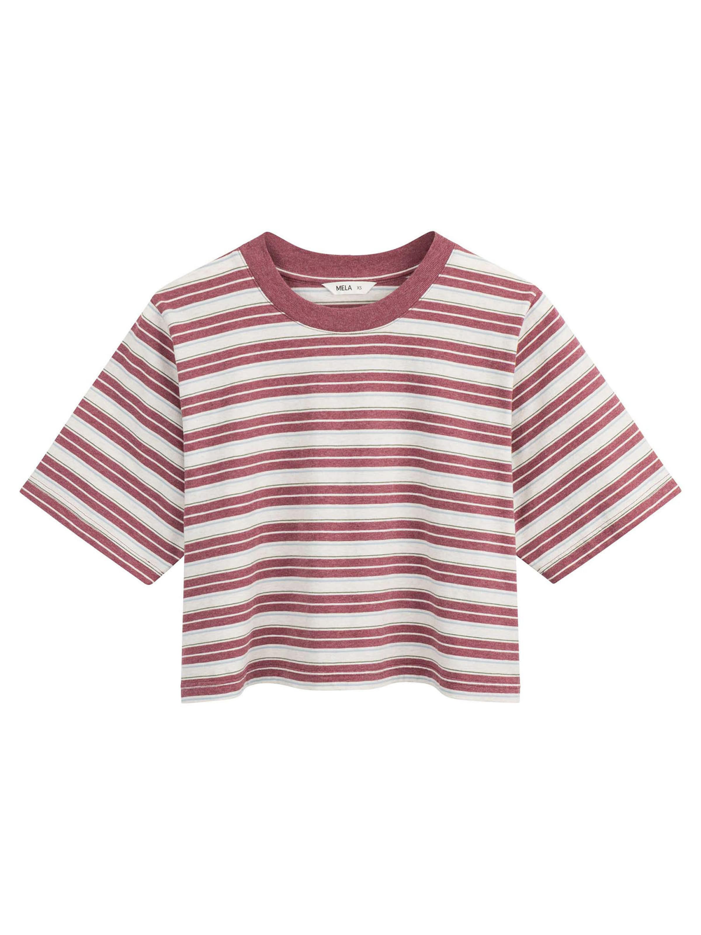 MELA - Camisa 'Desna' em vermelho: frente