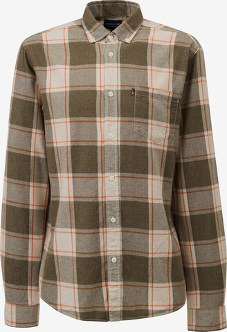 Lexington Button Up Shirt 'PETER LIGHT' in Brown: front