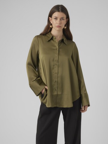 Aware Blouse 'GIAVANNA' in Groen: voorkant