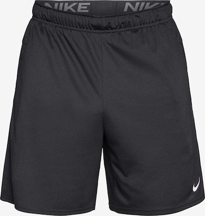 NIKE Sportske hlače 'FLEX' u crna / bijela, Pregled proizvoda