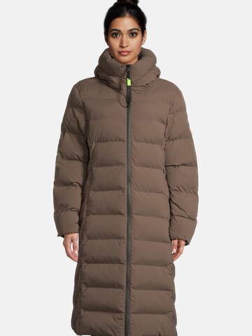No. 1 Como Winter Coat 'Suse' in Brown: front