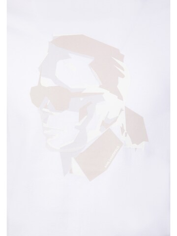 T-Shirt '755400' Karl Lagerfeld en blanc