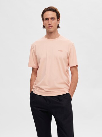 SELECTED HOMME Shirt 'Aspen' in Pink