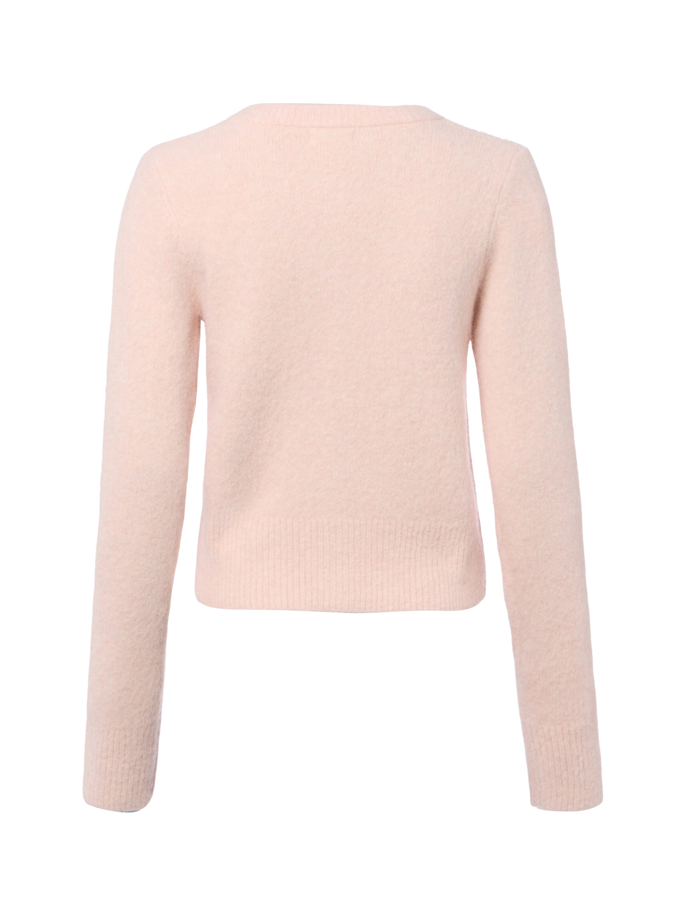 Marie Lund Gebreid vest in Roze
