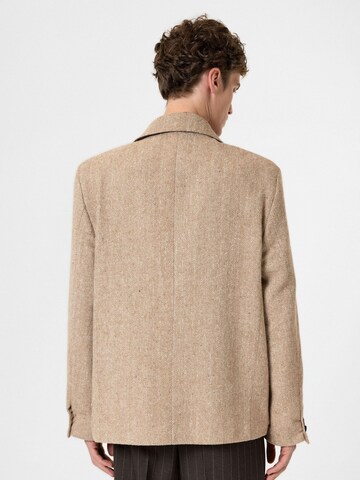 Coupe regular Veste de costume 'Kylian' Antioch en beige