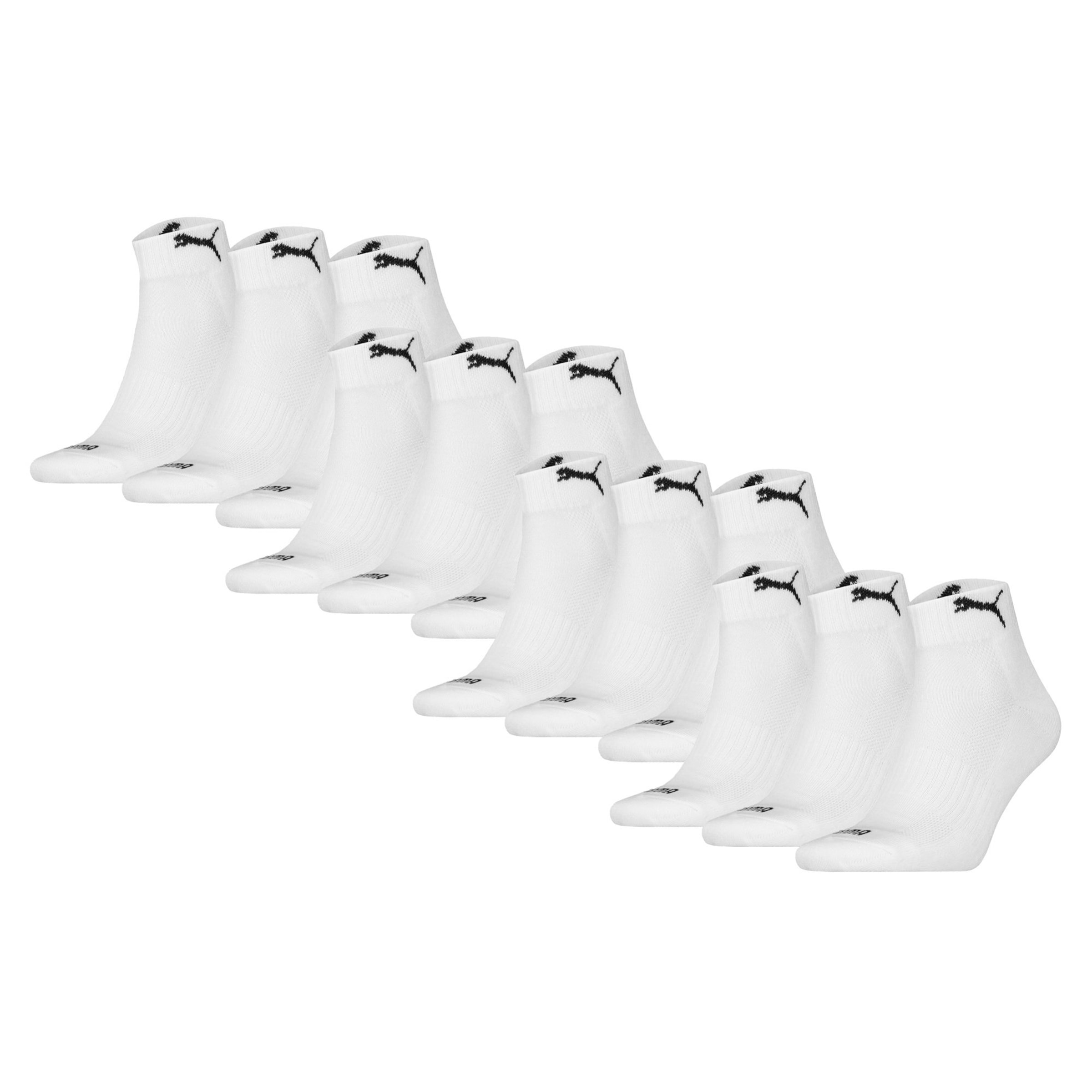 PUMA Socks in White: front