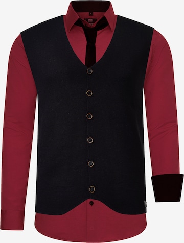 Rusty Neal Overhemd in Rood: voorkant