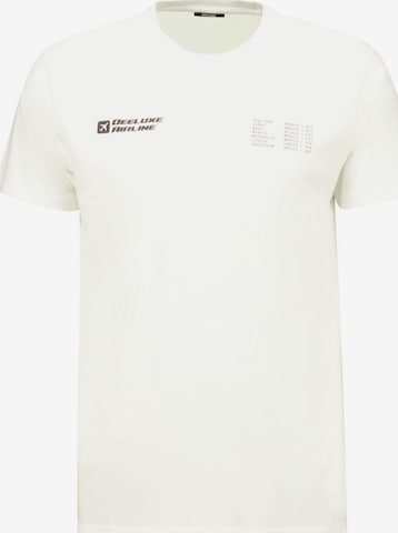 T-Shirt Deeluxe en blanc : devant