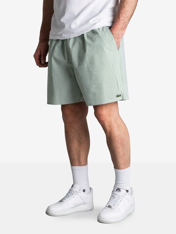 LACOSTE Regular Workout Pants in Green