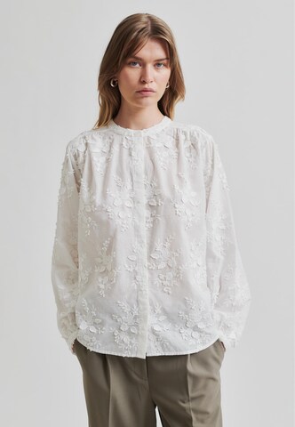 SECOND FEMALE Blouse 'Cavan' in White: front