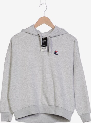 FILA Sweatshirt & Zip-Up Hoodie in S in Grey: front