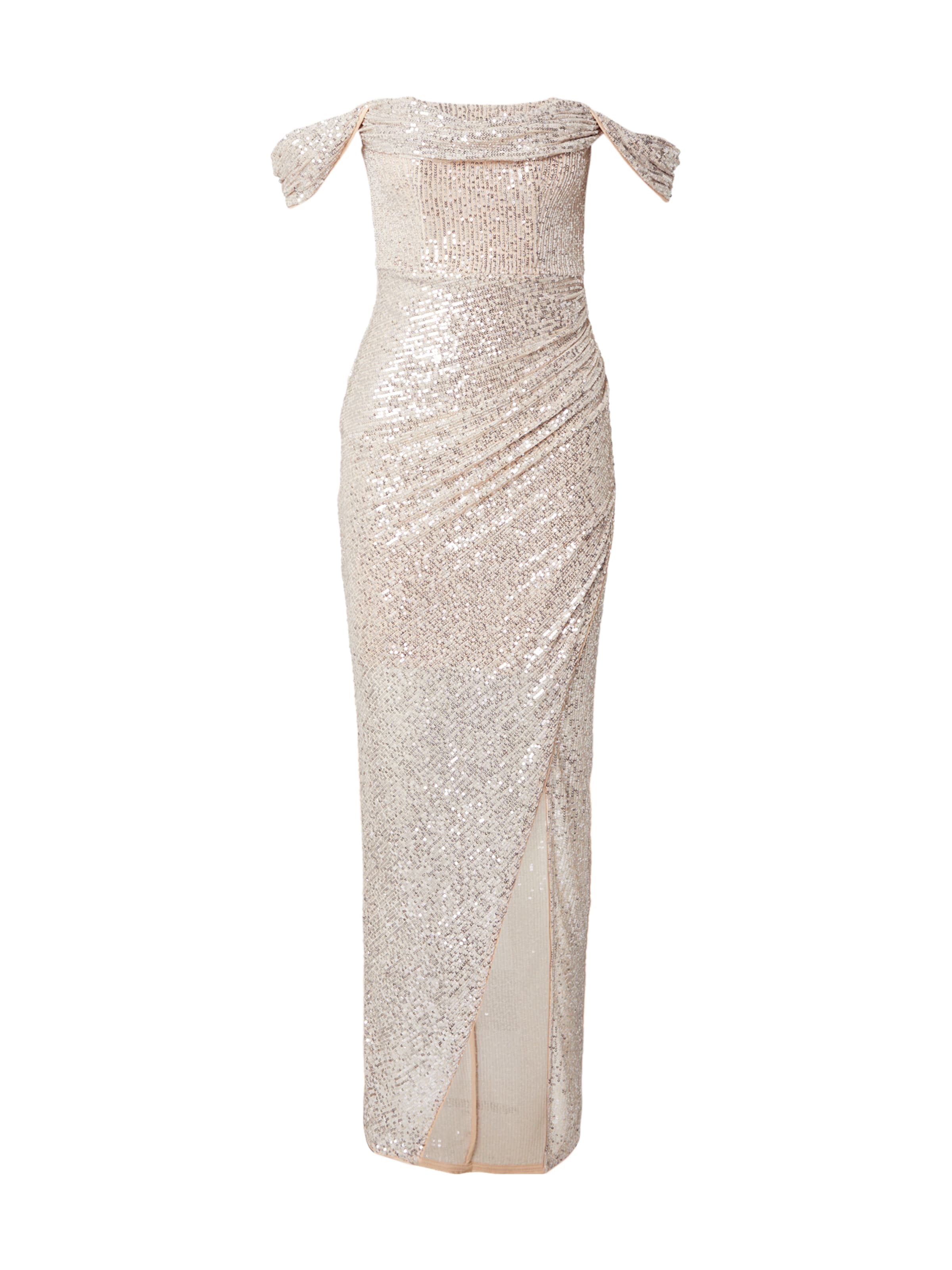 Abito da sera di Lipsy in oro: frontale