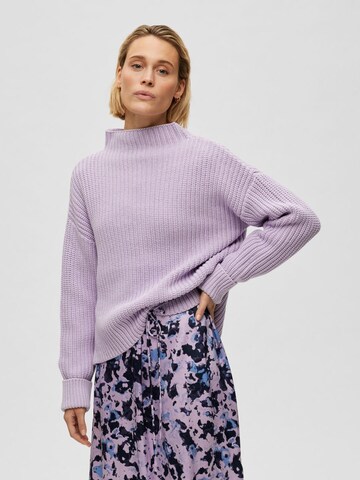 SELECTED Pullover i lilla: forside