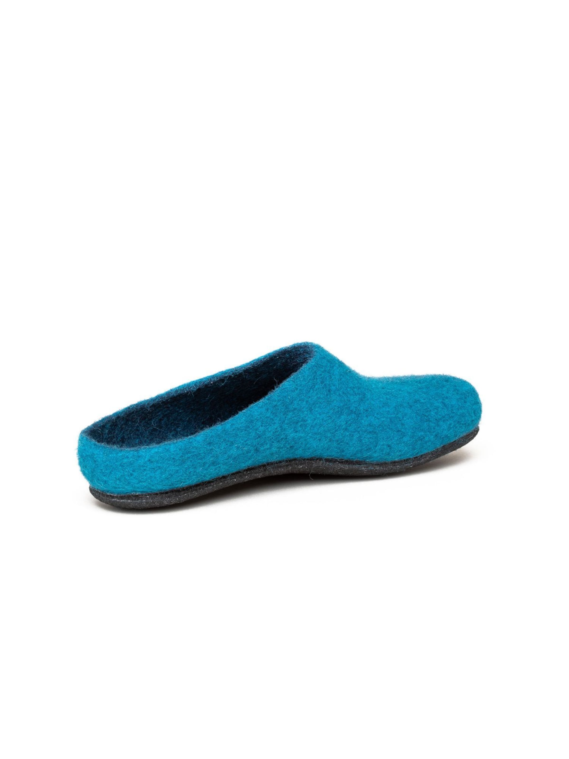MagicFelt Slippers 'Filzpantoffel Magicfelt 709' in Green