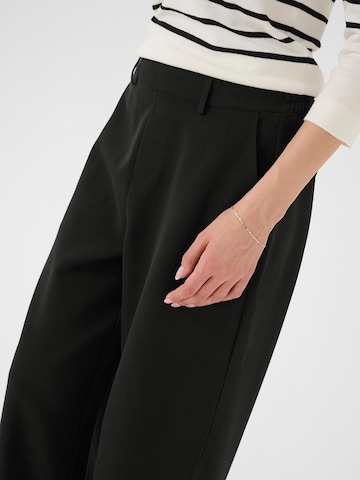 Kaffe Широки крачоли Панталон 'KAValley' в черно