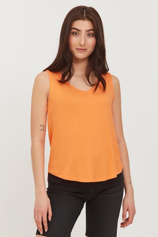 b.young Top in Orange: front