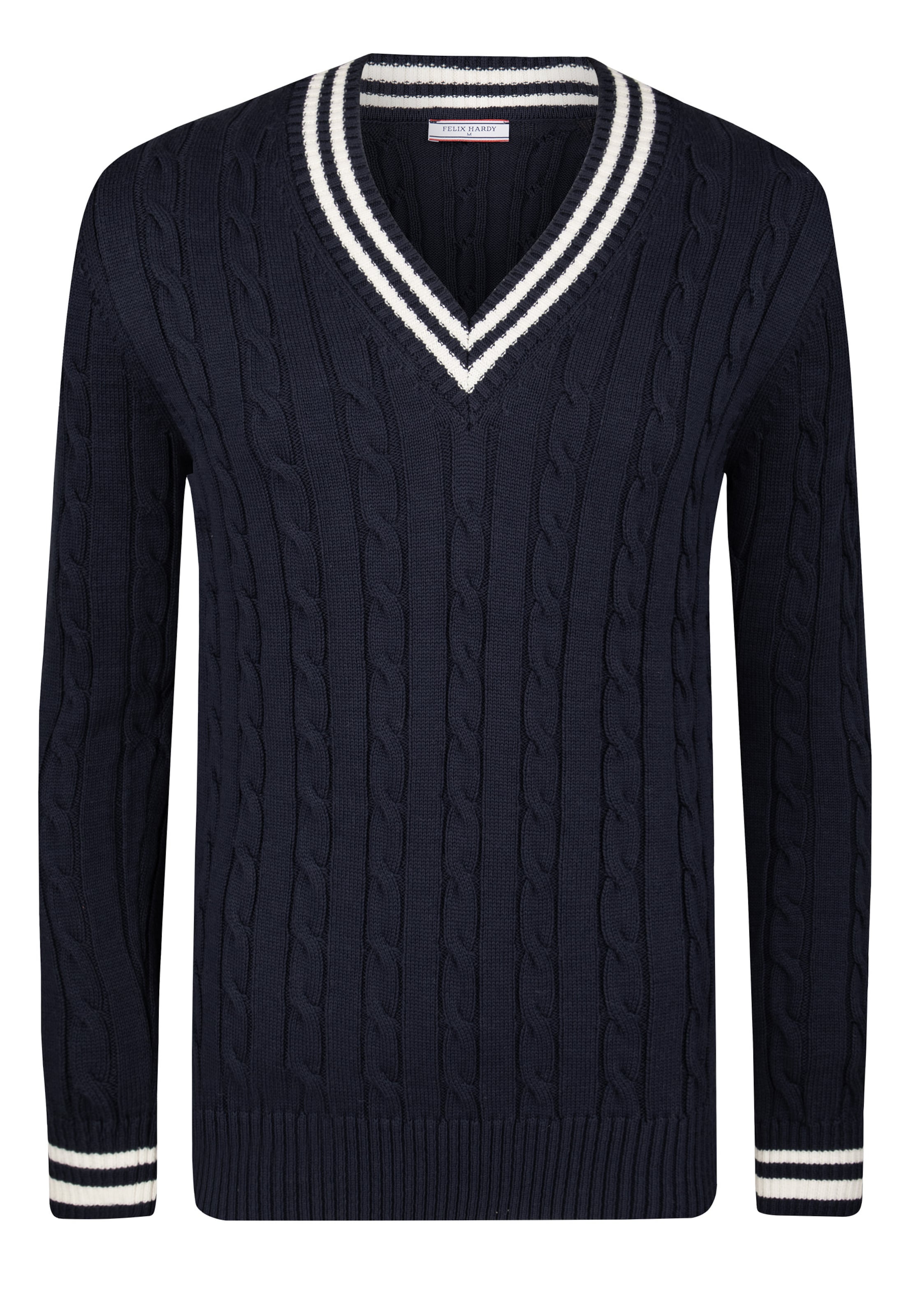 Pulover de la Felix Hardy pe albastru: față