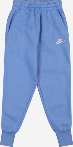 Tapered Pantaloni 'CLUB FLEECE' de la Nike Sportswear pe albastru: față