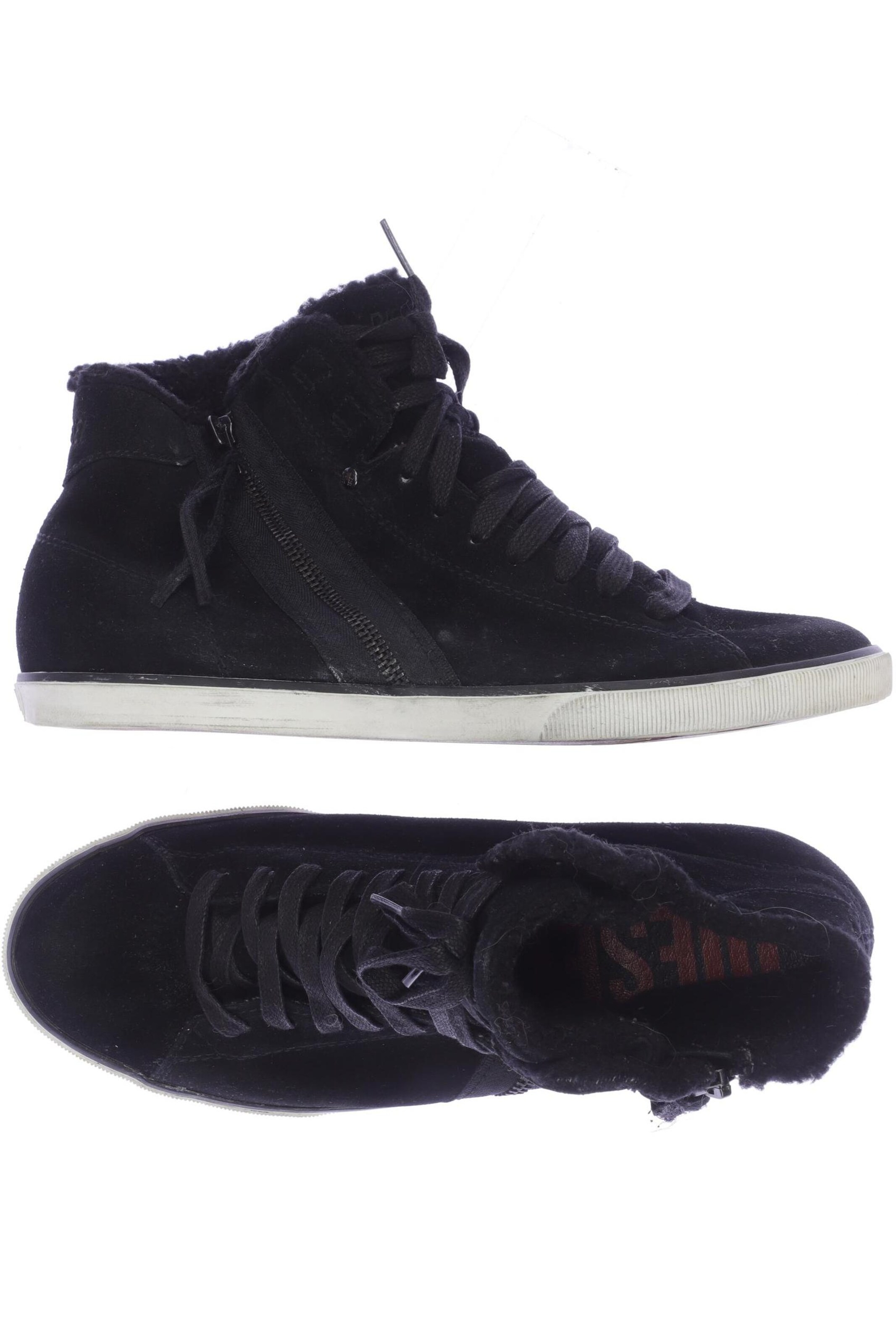 DIESEL Anke & Mid-Calf Boots in 39 in Black: front