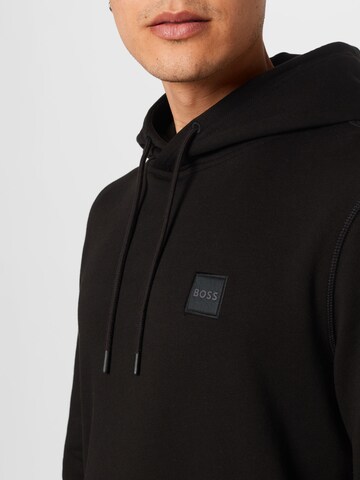 BOSS Sweatshirt 'Wetalk' in Black