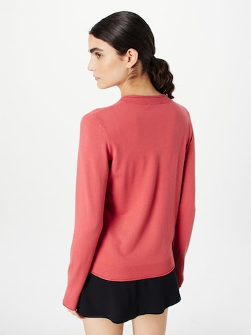 Sisley Knit Cardigan in Red