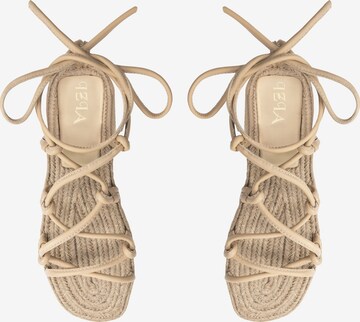 IZIA Strap Sandals in Beige