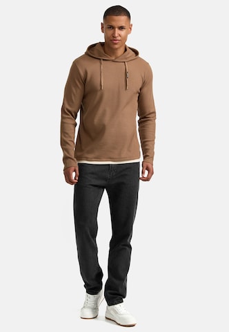 Sweat-shirt 'Marto' INDICODE JEANS en marron