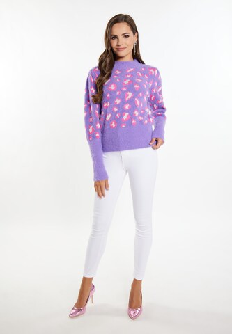 faina - Pullover 'Mioki' em roxo