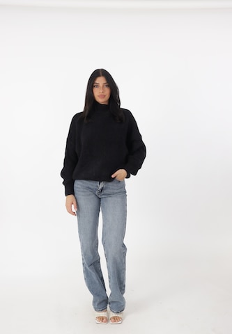 Elara Pullover in Schwarz: Vorderseite