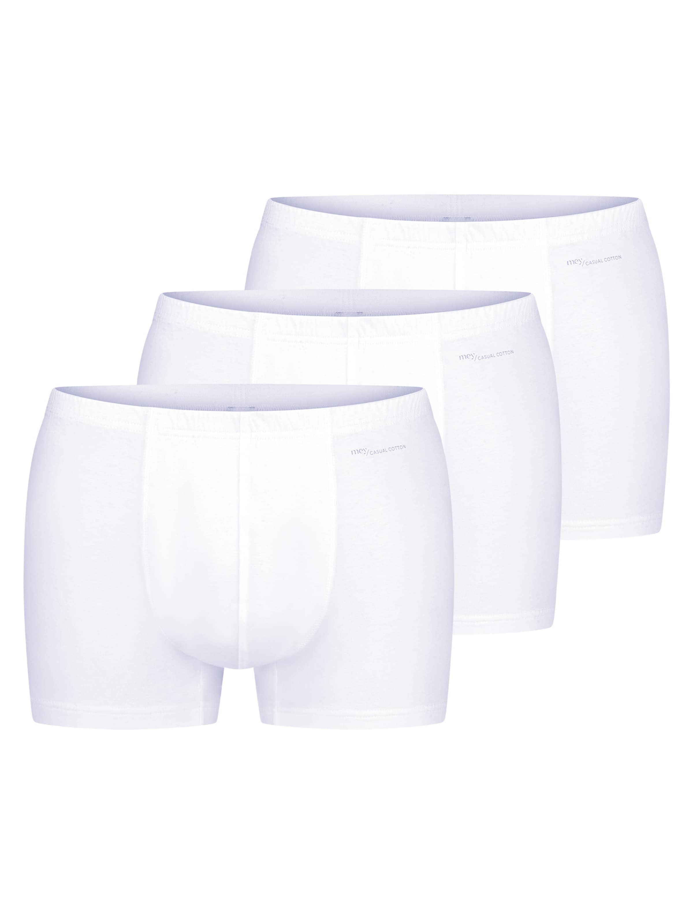 Mey Boxer shorts 'Casual Cotton' in White: front