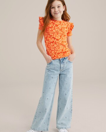 WE Fashion Shirt in Orange