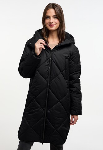 Frieda & Freddies NY Between-Seasons Coat in Black: front