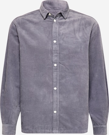 Coupe regular Chemise 'Carlo' WEEKDAY en bleu : devant