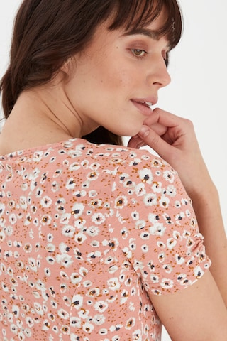 Fransa Kleid mit Allover Print in Pink