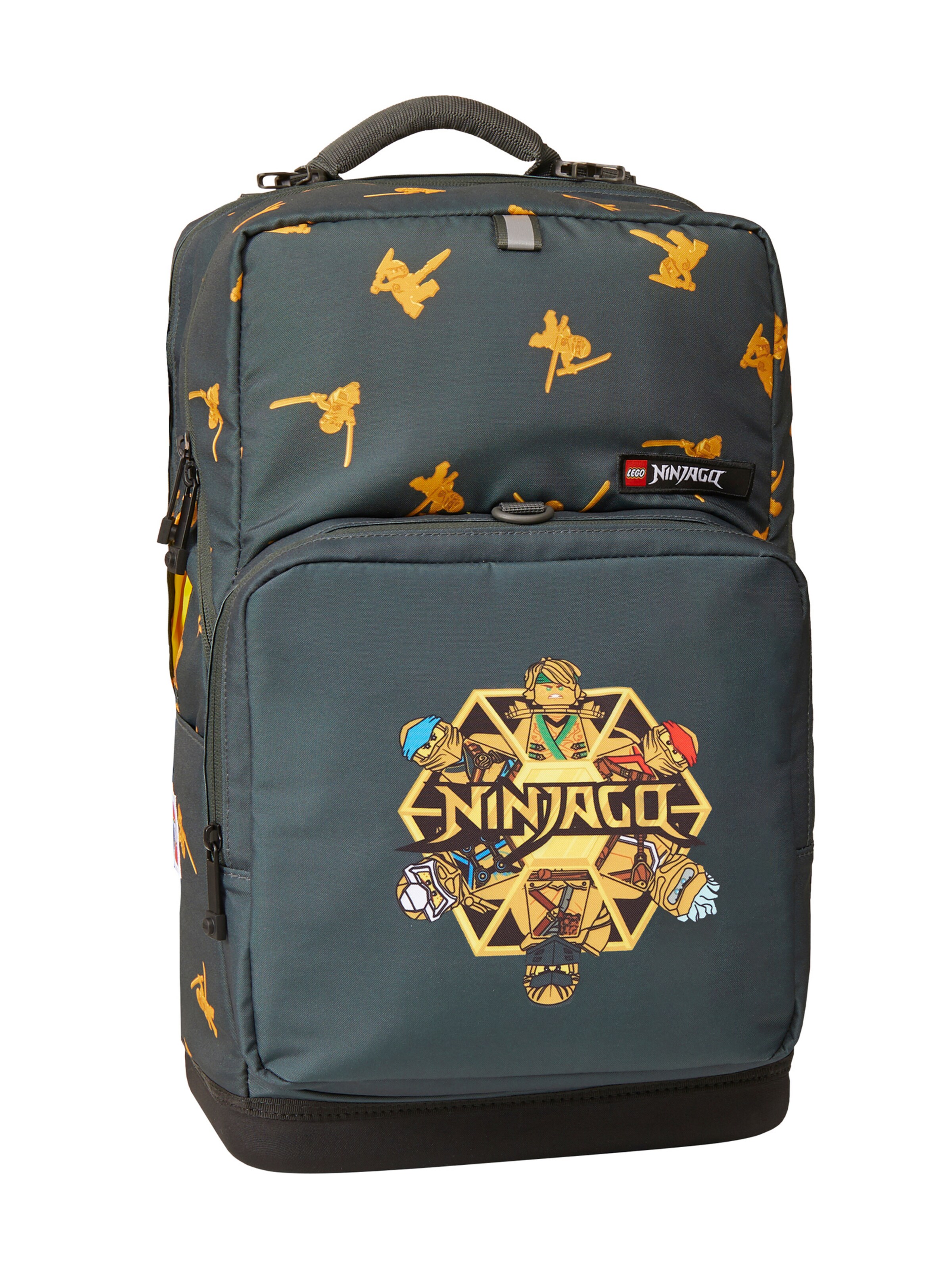 LEGO® Bags Rucksack in Grau: Vorderseite