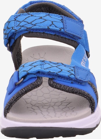 SUPERFIT Отворени обувки в синьо
