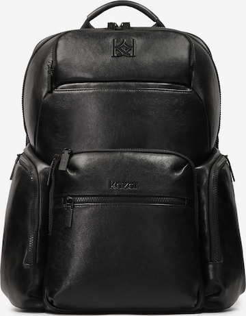 Sac à dos Kazar en noir : devant