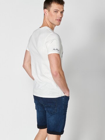KOROSHI T-Shirt in Weiß