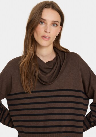 Pull-over 'Grila' SAINT TROPEZ en marron