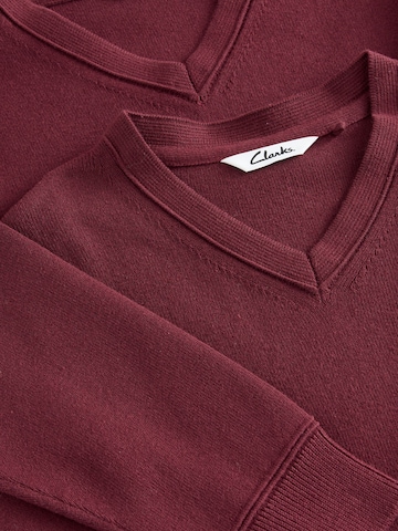 CLARKS Neulepaita värissä punainen