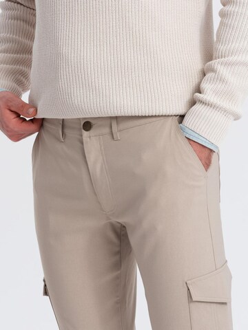 Regular Pantalon Ombre en beige