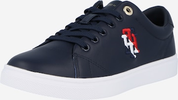 Baskets basses TOMMY HILFIGER en bleu : devant