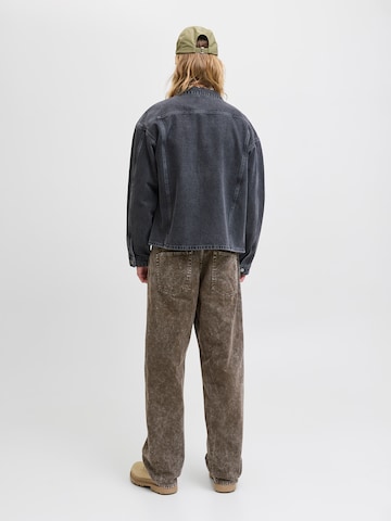 JACK & JONES Zvonové kalhoty Džíny 'JPSTALEX SMITH' – zelená